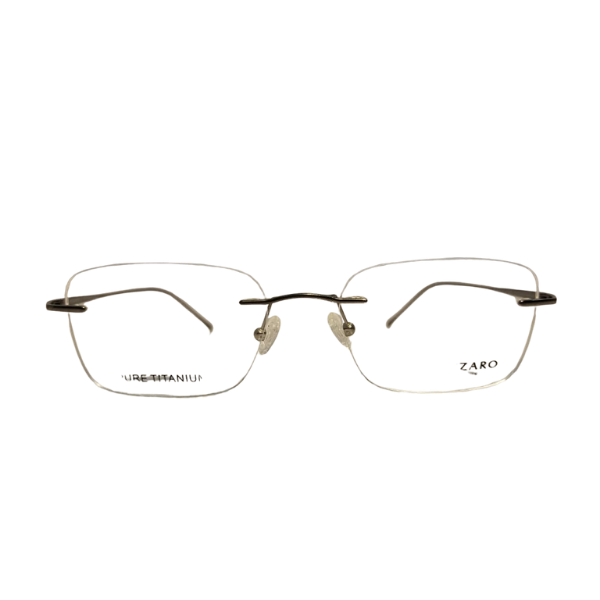 Azzaro Silver Rimless Frame