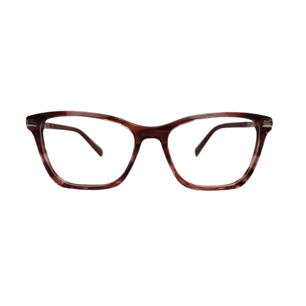 Azzaro Burgundy Square Frame