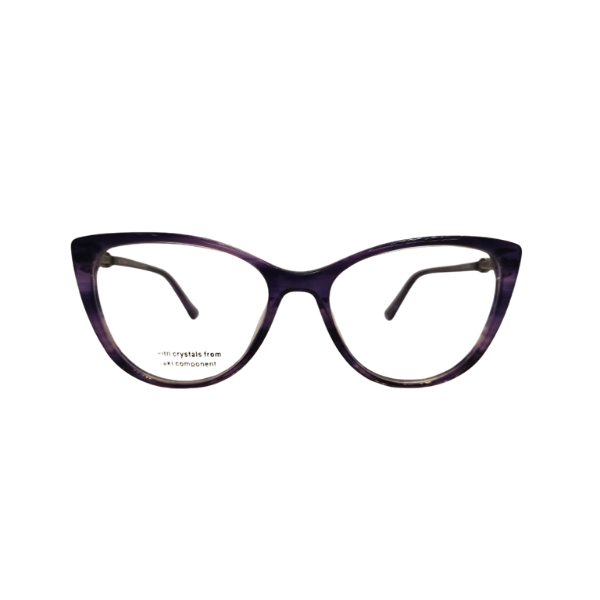 Azzaro Plum Cat-Eye Frame
