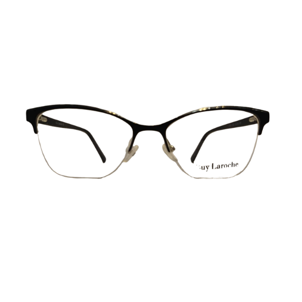 Guy Laroche Gold Half-Rim Cat-Eye Frame