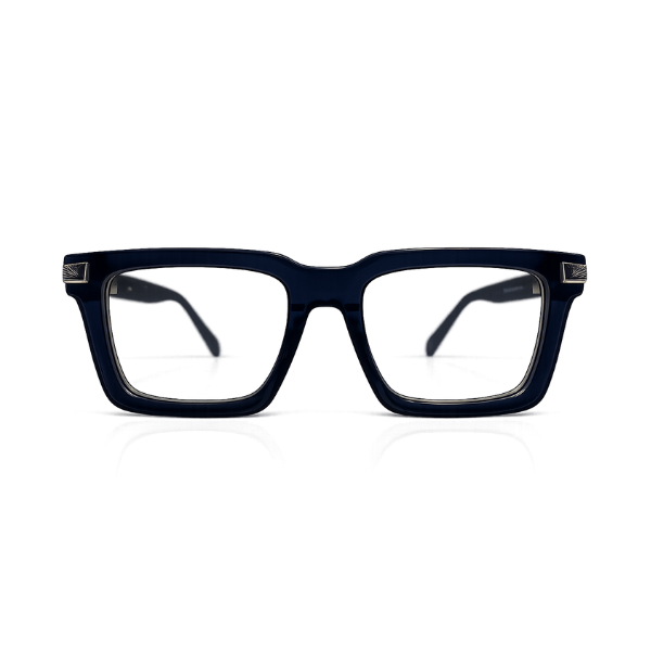 IDEE Navy Bold Square Eyeglasses