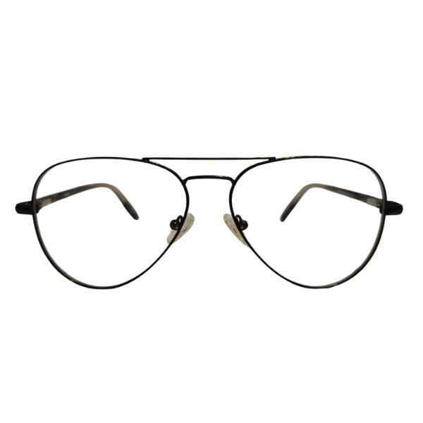 IRIS Black Aviator Optical Frame