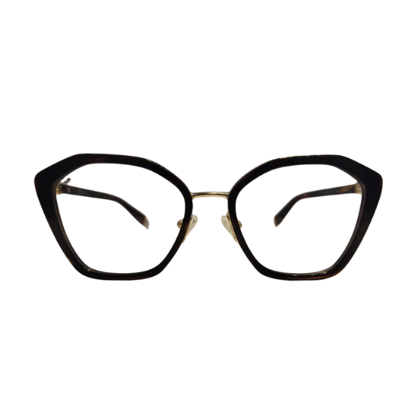 NOVA Tortoise Geometric Cat-Eye Eyeglasses