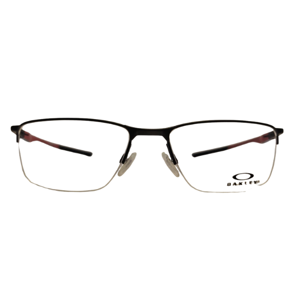 Oakley Silver Half-Rim Frame