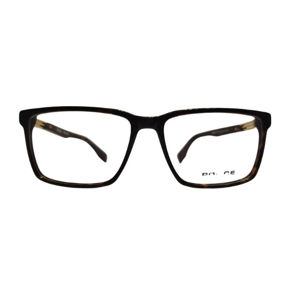 Police Black Rectangle Frame