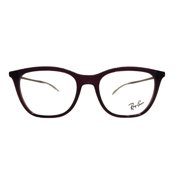 Ray-Ban Burgundy Round Frame